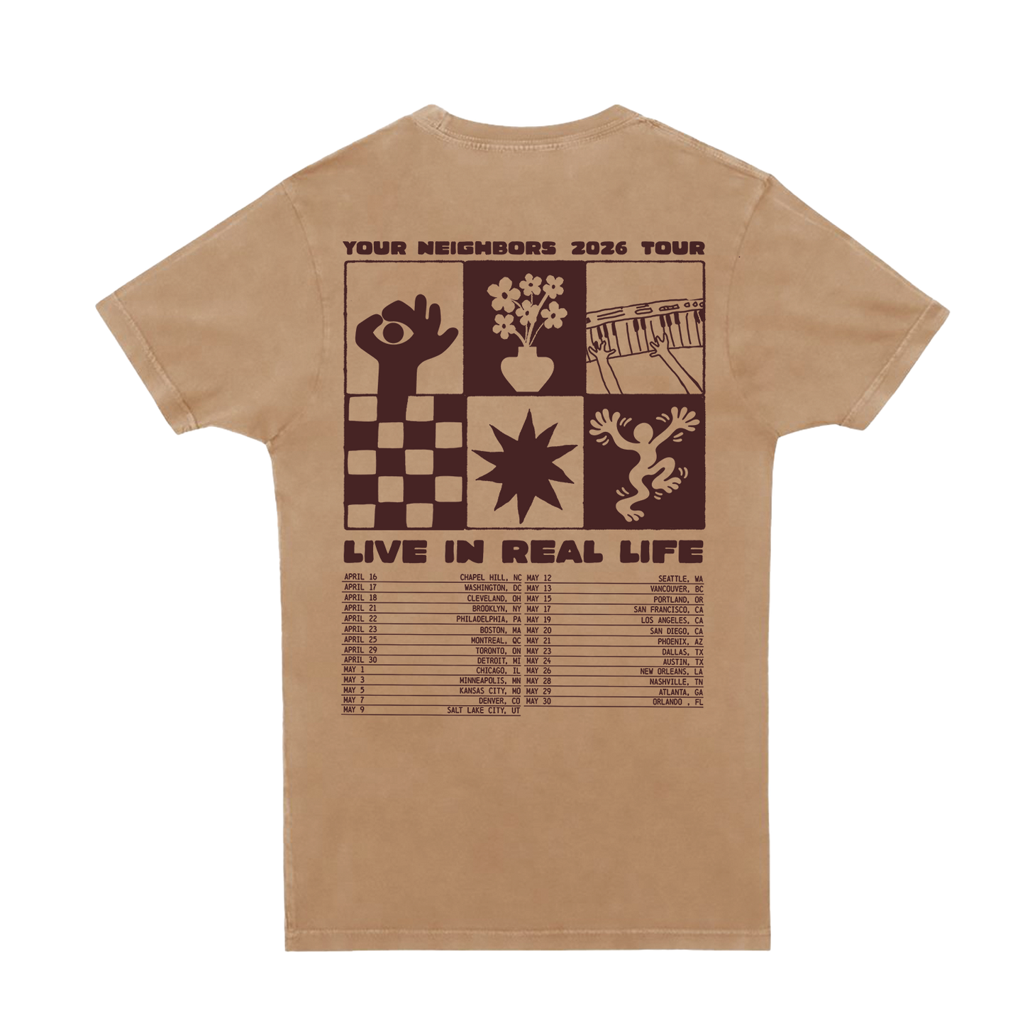 Live In Real Life Tour Tee