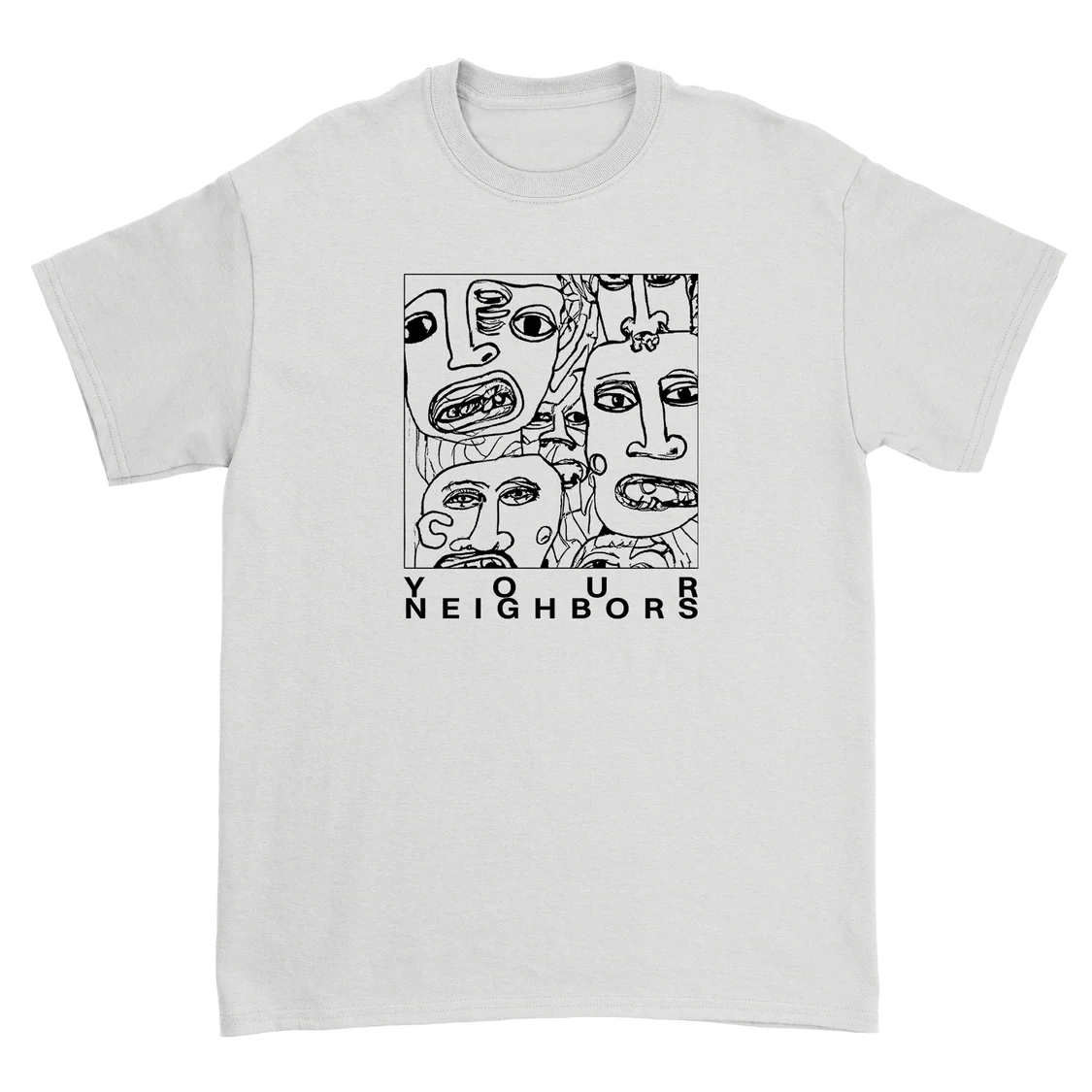 Faces Tee White